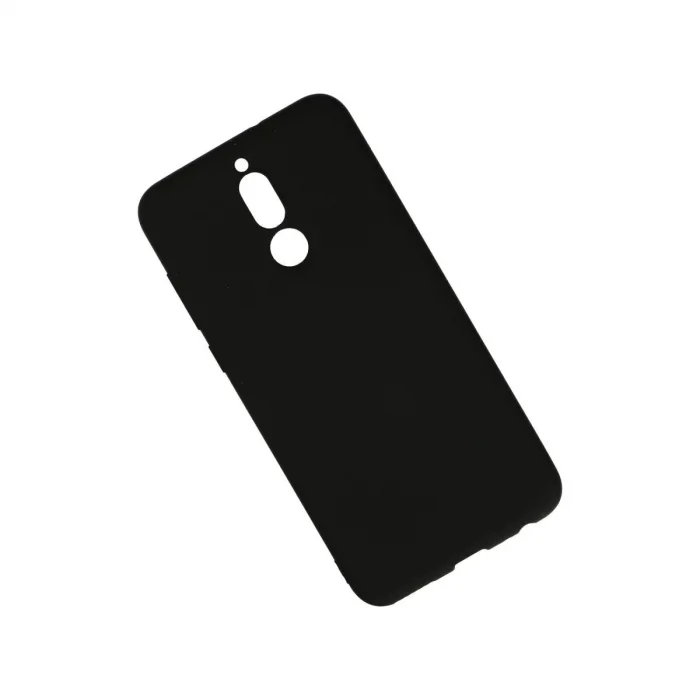 BUĞZ Huawei Mate 10 Lite Kılıf Nano İçi Kadife Silikon - Siyah