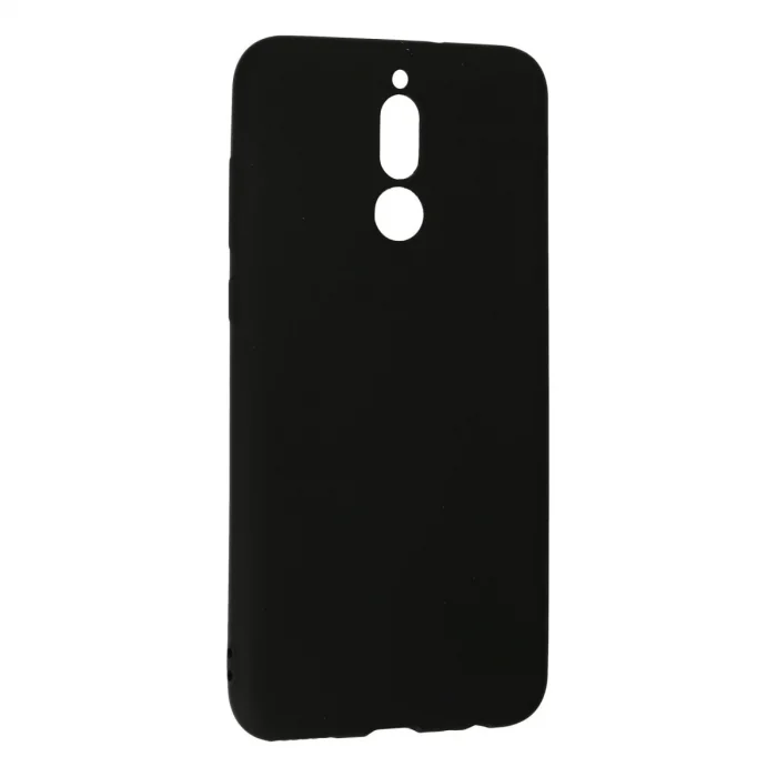 BUĞZ Huawei Mate 10 Lite Kılıf Nano İçi Kadife Silikon - Siyah