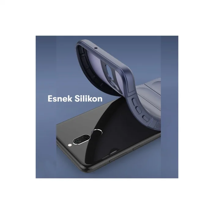 BUĞZ Huawei Mate 10 Lite Kılıf Optimum Silikon - Kırmızı