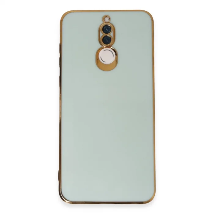 BUĞZ Huawei Mate 10 Lite Kılıf Volet Silikon - Açık Yeşil