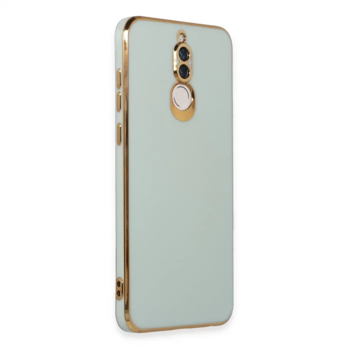 BUĞZ Huawei Mate 10 Lite Kılıf Volet Silikon - Açık Yeşil