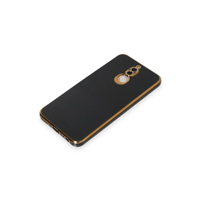 BUĞZ Huawei Mate 10 Lite Kılıf Volet Silikon - Siyah