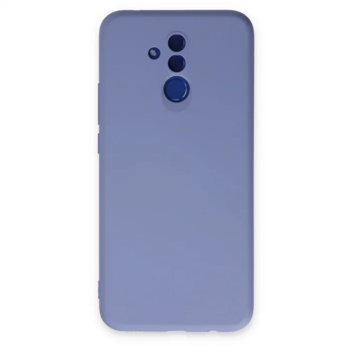 BUĞZ Huawei Mate 20 Lite Kılıf Nano İçi Kadife Silikon - Lila
