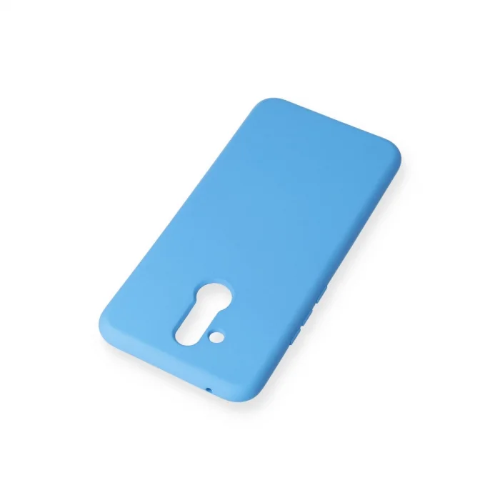 BUĞZ Huawei Mate 20 Lite Kılıf Nano İçi Kadife Silikon - Mavi