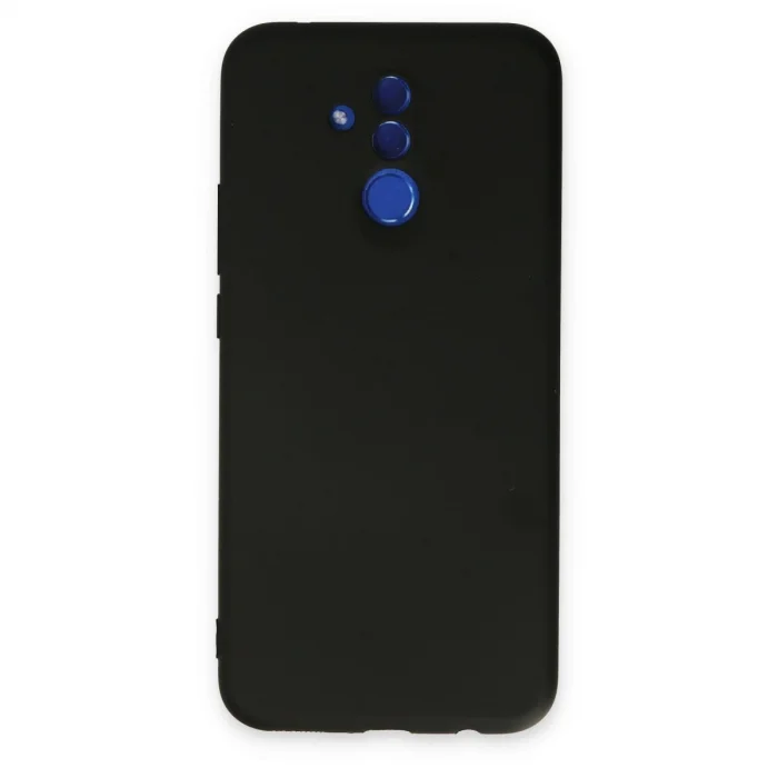 BUĞZ Huawei Mate 20 Lite Kılıf Nano İçi Kadife Silikon - Siyah