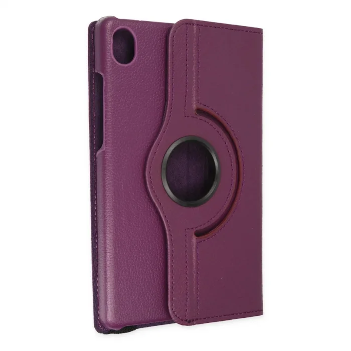 BUĞZ Huawei Matepad Se 11 Kılıf 360 Tablet Deri Kılıf - Mürdüm