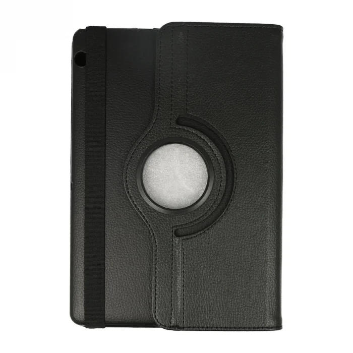 BUĞZ Huawei Mediapad T3 10 / 9.6 Kılıf 360 Tablet Deri Kılıf - Siyah