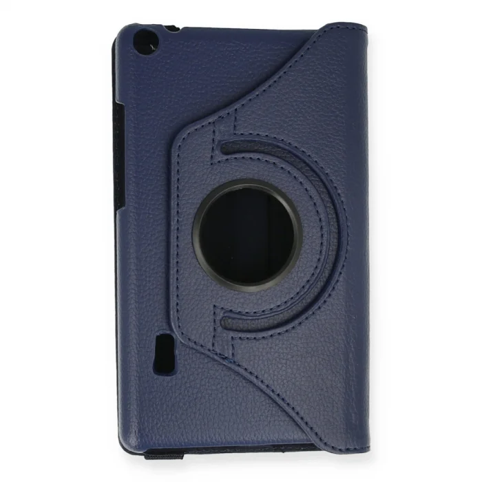 BUĞZ Huawei Mediapad T3 7 Kılıf 360 Tablet Deri Kılıf - Lacivert