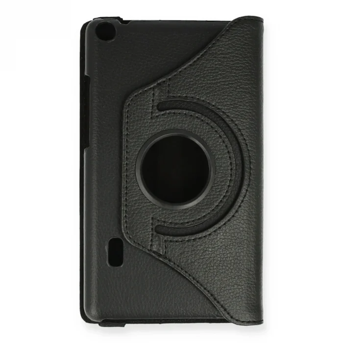 BUĞZ Huawei Mediapad T3 7 Kılıf 360 Tablet Deri Kılıf - Siyah