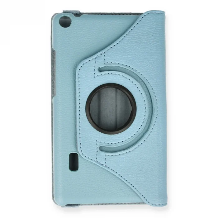 BUĞZ Huawei Mediapad T3 7 Kılıf 360 Tablet Deri Kılıf - Turkuaz