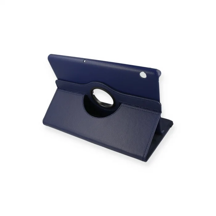 BUĞZ Huawei Mediapad T5 10 Kılıf 360 Tablet Deri Kılıf - Lacivert