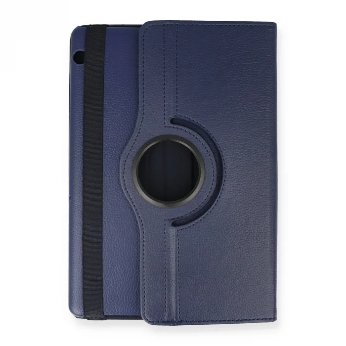 BUĞZ Huawei Mediapad T5 10 Kılıf 360 Tablet Deri Kılıf - Lacivert