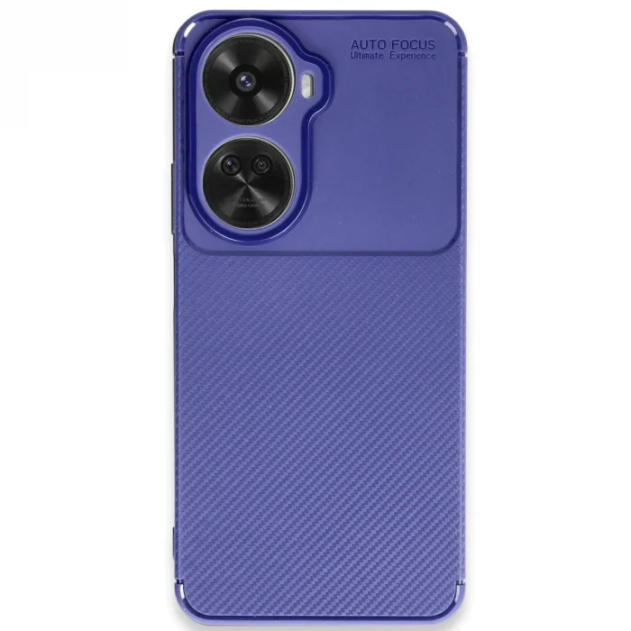 BUĞZ Huawei Nova 12 Se Kılıf Auto Focus Karbon Kapak - Lacivert