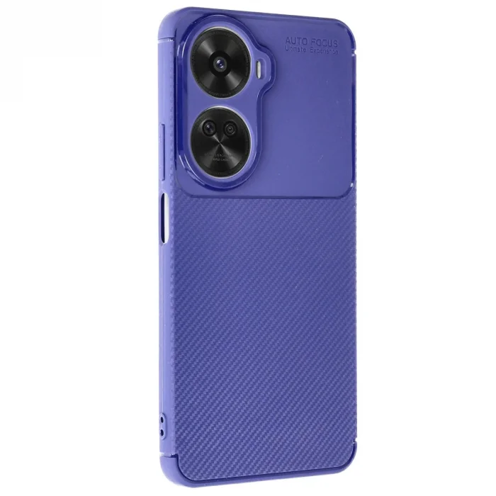 BUĞZ Huawei Nova 12 Se Kılıf Auto Focus Karbon Kapak - Lacivert