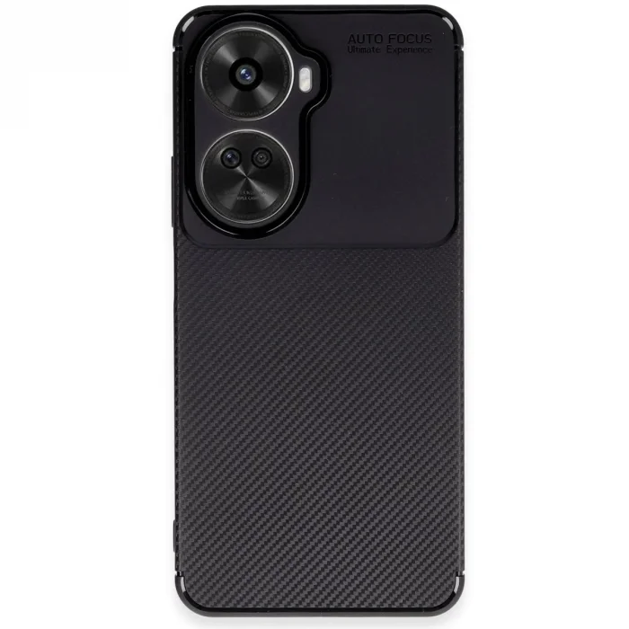 BUĞZ Huawei Nova 12 Se Kılıf Auto Focus Karbon Kapak - Siyah