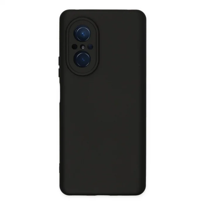 BUĞZ Huawei Nova 9 Se Kılıf Nano İçi Kadife Silikon - Siyah