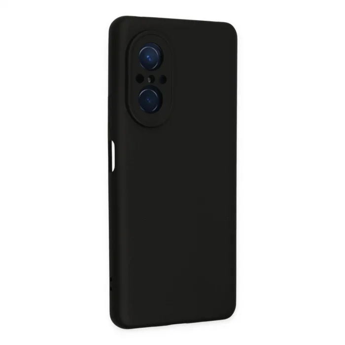 BUĞZ Huawei Nova 9 Se Kılıf Nano İçi Kadife Silikon - Siyah