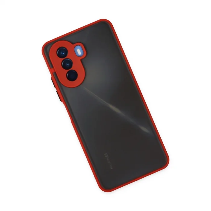 BUĞZ Huawei Nova Y70 Kılıf Montreal Silikon Kapak - Kırmızı