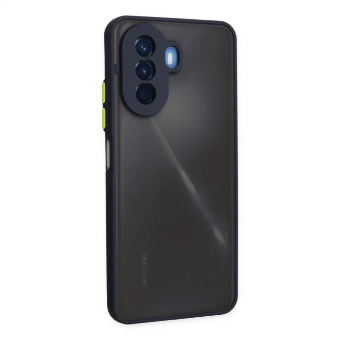 BUĞZ Huawei Nova Y70 Kılıf Montreal Silikon Kapak - Lacivert