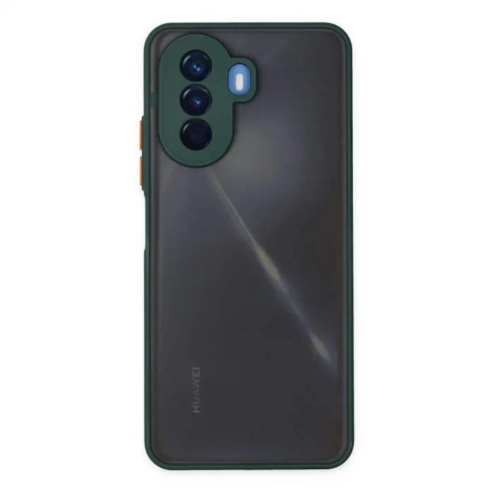 BUĞZ Huawei Nova Y70 Kılıf Montreal Silikon Kapak - Yeşil