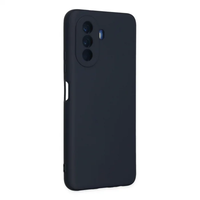 BUĞZ Huawei Nova Y70 Kılıf Nano İçi Kadife Silikon - Lacivert