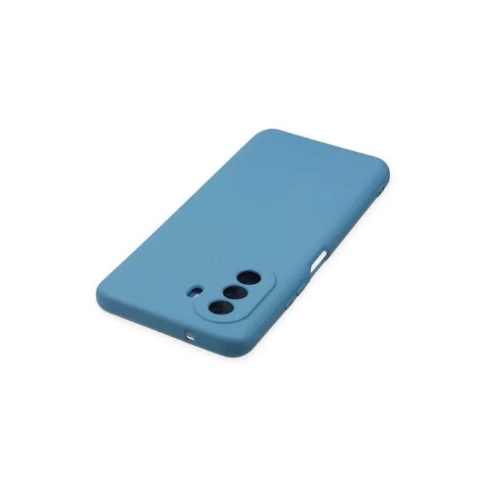 BUĞZ Huawei Nova Y70 Kılıf Nano İçi Kadife Silikon - Mavi