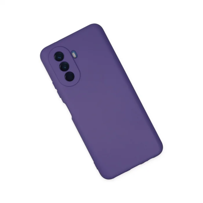 BUĞZ Huawei Nova Y70 Kılıf Nano İçi Kadife Silikon - Mor