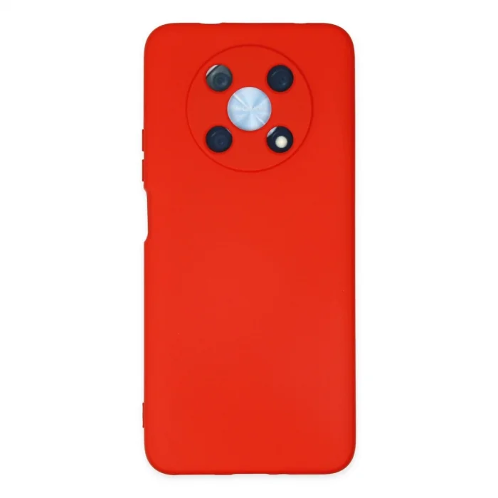 BUĞZ Huawei Nova Y90 Kılıf Nano İçi Kadife Silikon - Kırmızı
