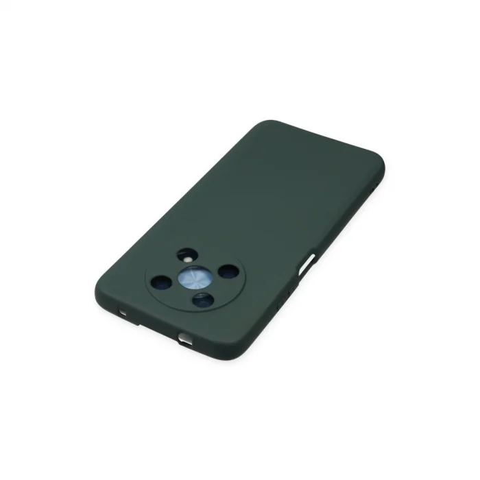 BUĞZ Huawei Nova Y90 Kılıf Nano İçi Kadife Silikon - Koyu Yeşil