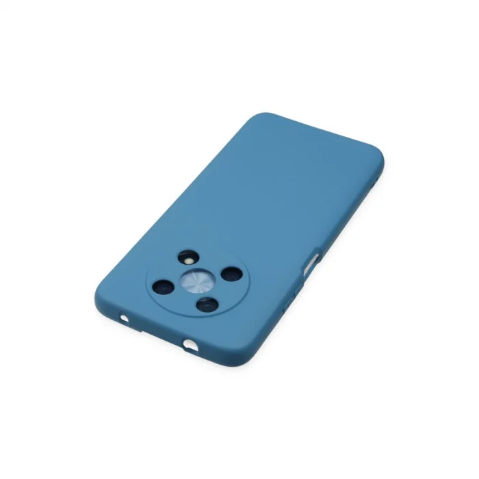 BUĞZ Huawei Nova Y90 Kılıf Nano İçi Kadife Silikon - Mavi