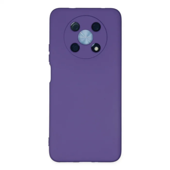 BUĞZ Huawei Nova Y90 Kılıf Nano İçi Kadife Silikon - Mor
