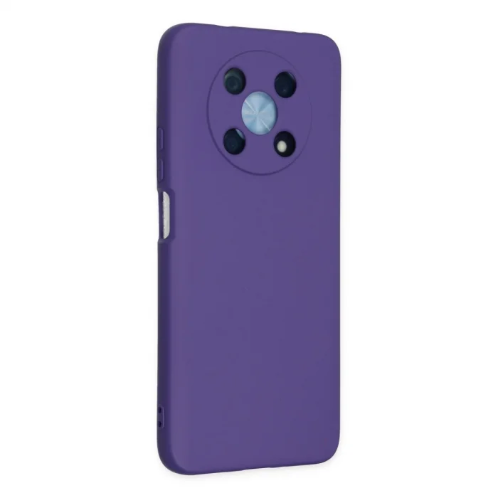 BUĞZ Huawei Nova Y90 Kılıf Nano İçi Kadife Silikon - Mor