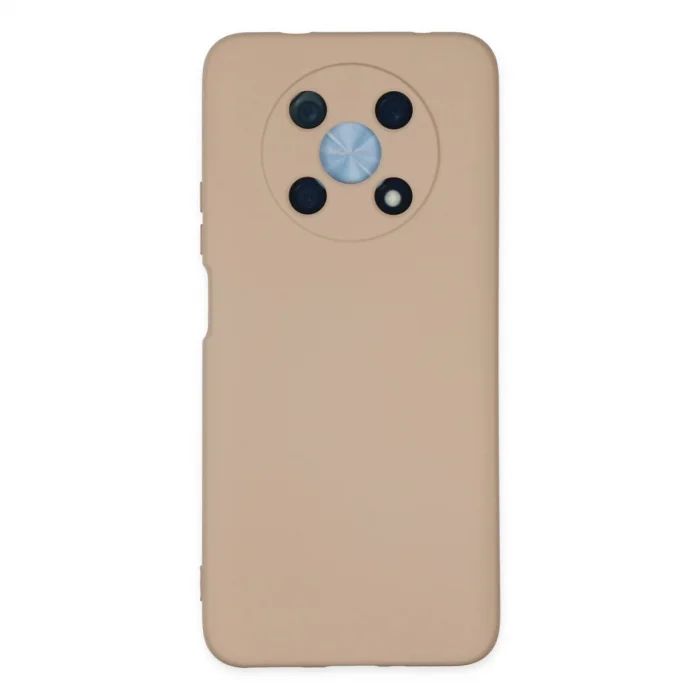 BUĞZ Huawei Nova Y90 Kılıf Nano İçi Kadife Silikon - Pudra