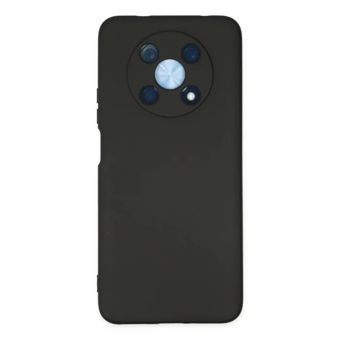 BUĞZ Huawei Nova Y90 Kılıf Nano İçi Kadife Silikon - Siyah