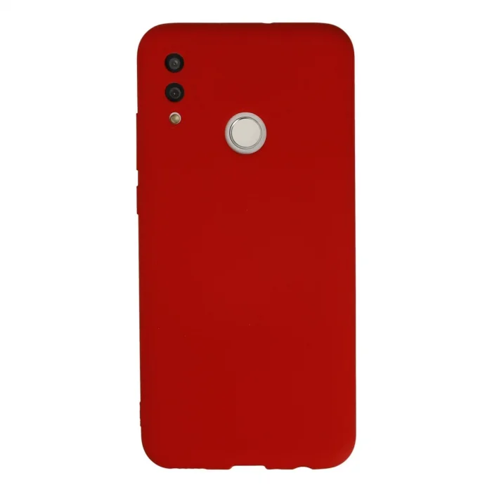 BUĞZ Huawei P Smart 2019 Kılıf Nano İçi Kadife Silikon - Kırmızı