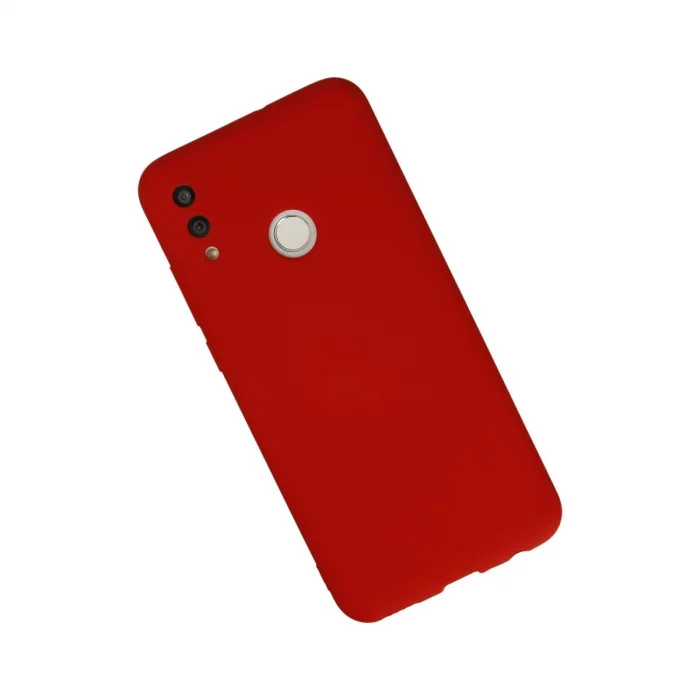 BUĞZ Huawei P Smart 2019 Kılıf Nano İçi Kadife Silikon - Kırmızı