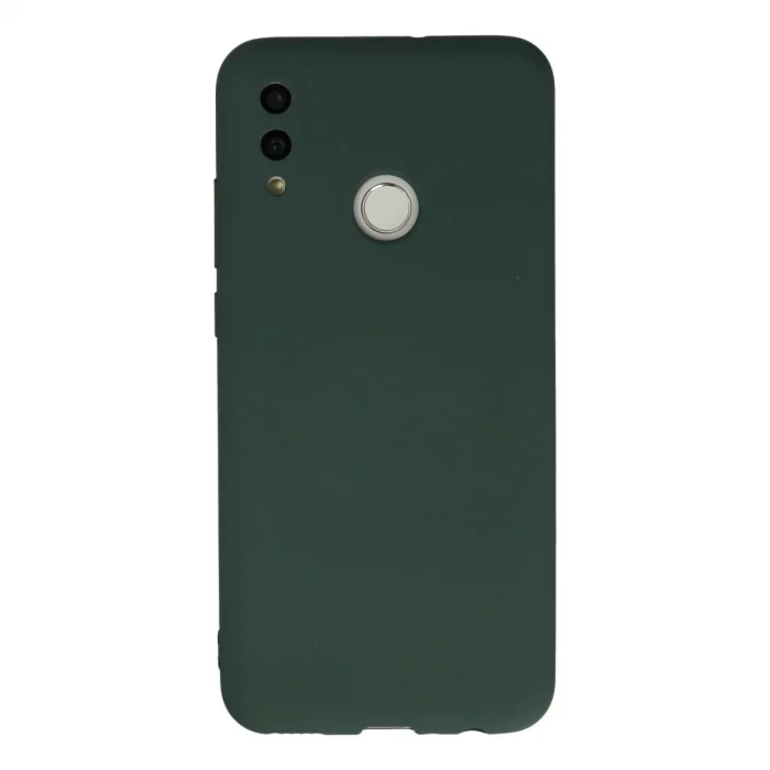 BUĞZ Huawei P Smart 2019 Kılıf Nano İçi Kadife Silikon - Koyu Yeşil