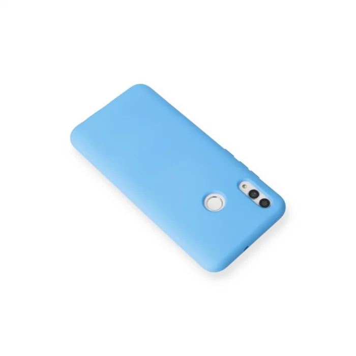 BUĞZ Huawei P Smart 2019 Kılıf Nano İçi Kadife Silikon - Mavi