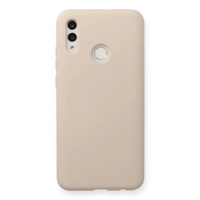 BUĞZ Huawei P Smart 2019 Kılıf Nano İçi Kadife Silikon - Pudra