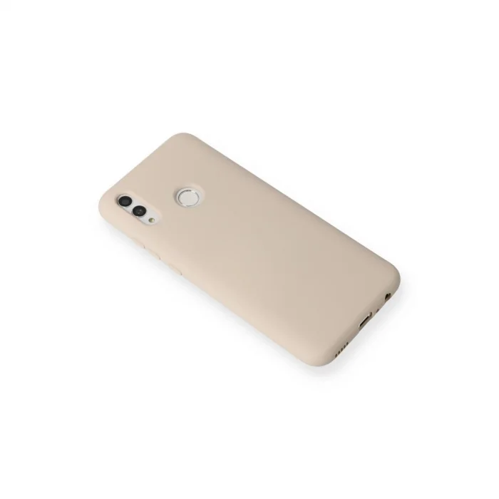 BUĞZ Huawei P Smart 2019 Kılıf Nano İçi Kadife Silikon - Pudra