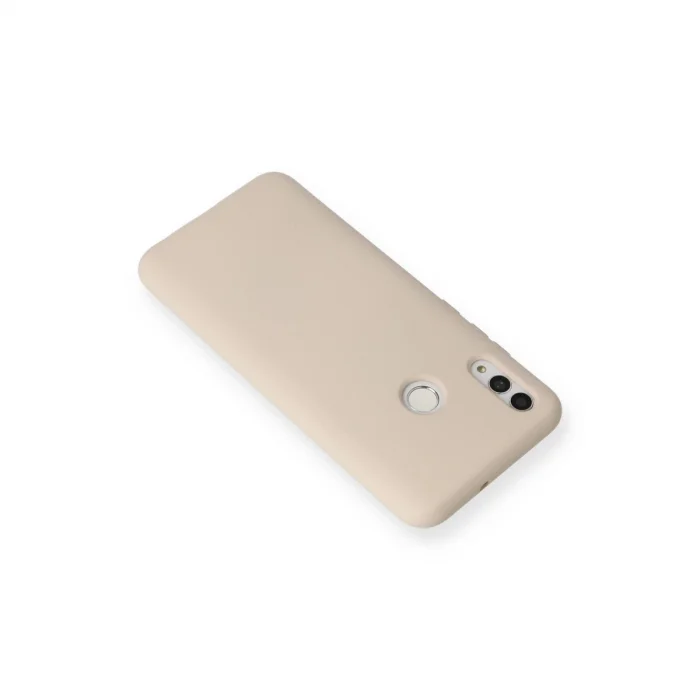 BUĞZ Huawei P Smart 2019 Kılıf Nano İçi Kadife Silikon - Pudra