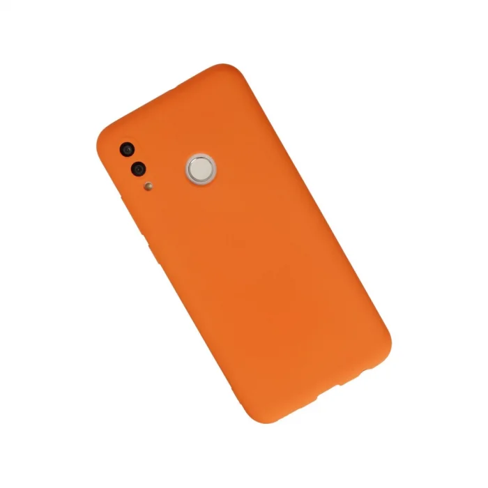 BUĞZ Huawei P Smart 2019 Kılıf Nano İçi Kadife Silikon - Turuncu