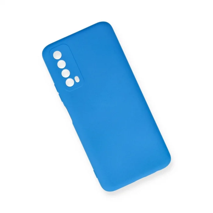 BUĞZ Huawei P Smart 2021 Kılıf Nano İçi Kadife Silikon - Mavi