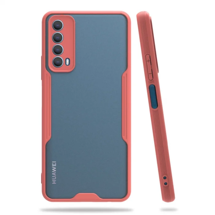 BUĞZ Huawei P Smart 2021 Kılıf Platin Silikon - Pembe