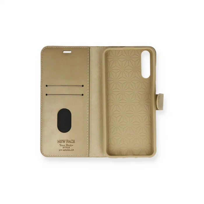 BUĞZ Huawei P Smart S Kılıf Trend S Plus Kapaklı Kılıf - Gold