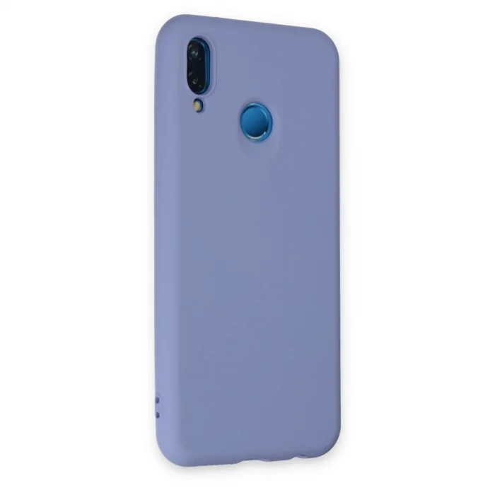 BUĞZ Huawei P20 Lite Kılıf Nano İçi Kadife Silikon - Lila