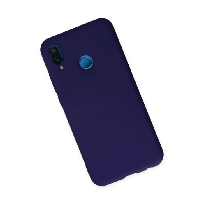 BUĞZ Huawei P20 Lite Kılıf Nano İçi Kadife Silikon - Mor