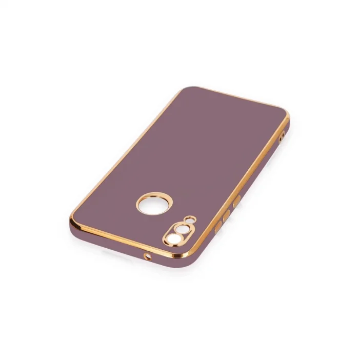 BUĞZ Huawei P20 Lite Kılıf Volet Silikon - Mor