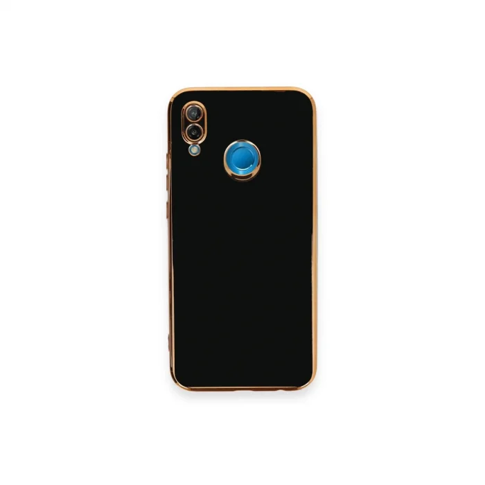 BUĞZ Huawei P20 Lite Kılıf Volet Silikon - Siyah