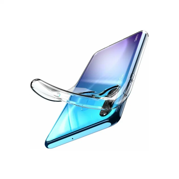 BUĞZ Huawei P30 Lite Kılıf Lüx Şeffaf Silikon